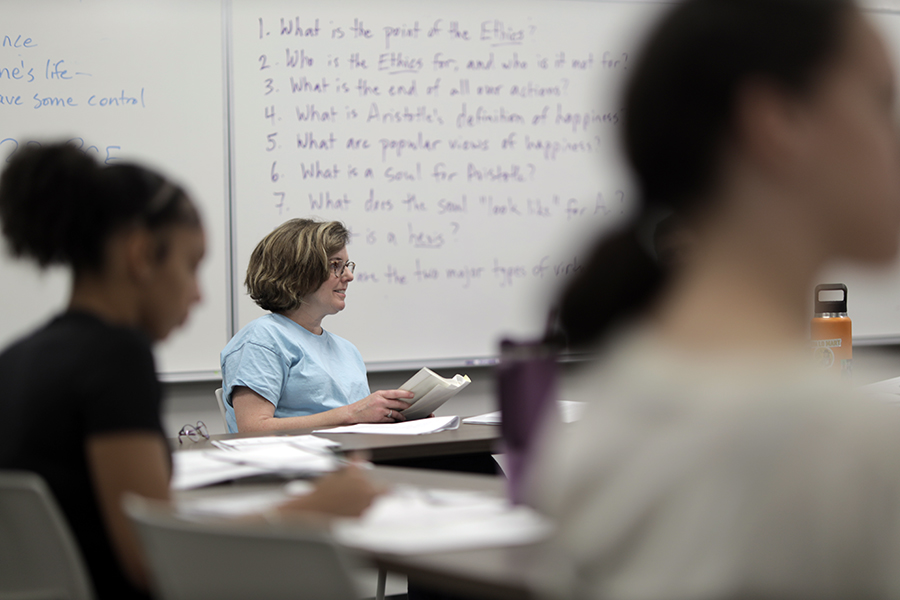 Elizabeth Corey teaching